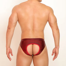 Load image into Gallery viewer, *SHINY RED MINI JOCKSTRAP