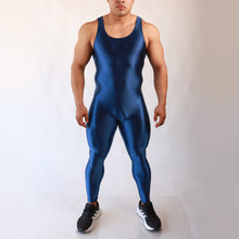 Load image into Gallery viewer, *NAVY BLUE LONG SINGLET SCULP