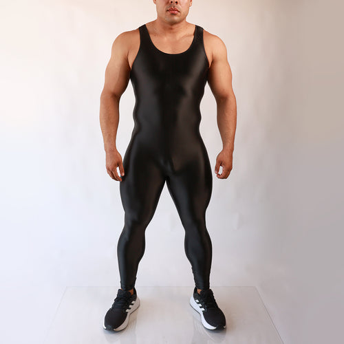 *BLACK LONG SINGLET SCULP