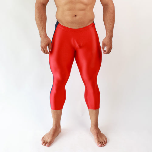 BEYOND EXOTIC RED 3/4 TIGHTS