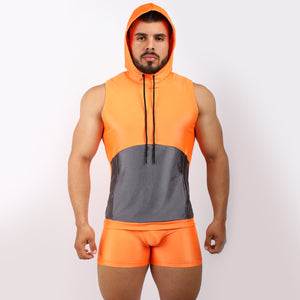 *SLEEVELESS HOODIE DUOFIT