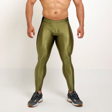 Load image into Gallery viewer, *OLIVE GREEN DUOFIT TIGHTS