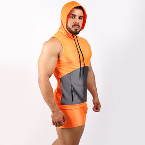 *SLEEVELESS HOODIE DUOFIT