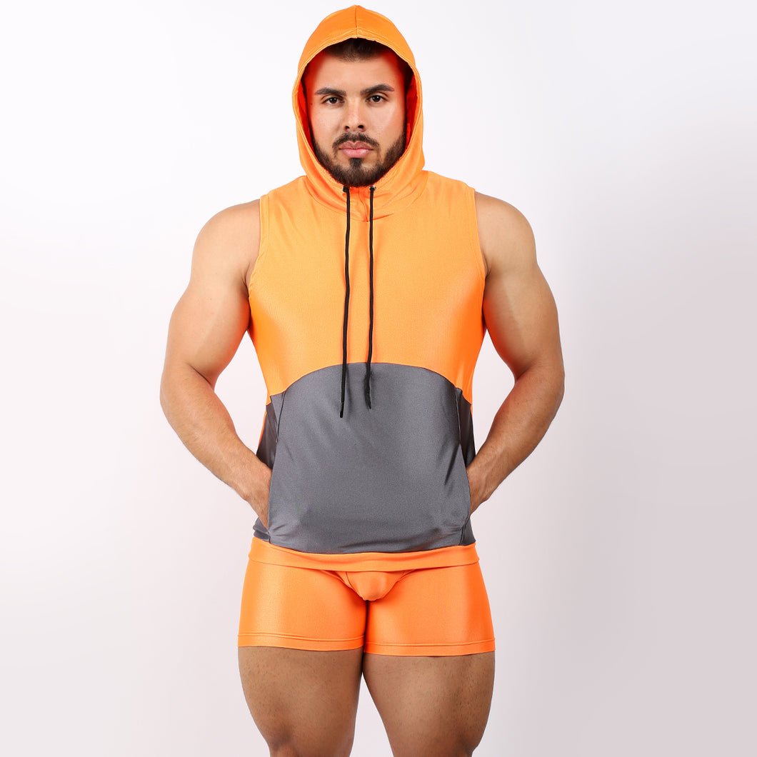 *SLEEVELESS HOODIE DUOFIT